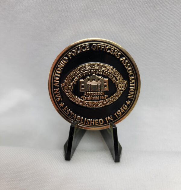 SAPD Badge Gold Front