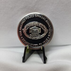 SAPD Badge Silver Front