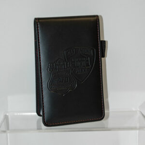 NOTEPAD HOLDER W/BADGE/PATCH